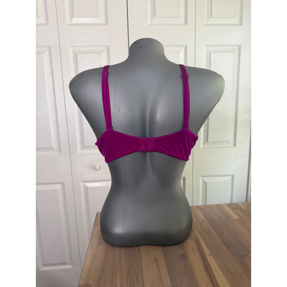 Victoria's Secret Hot Fuchsia Lace Very Sexy Push-Up Bra 36D Festival Lingerie - Picture 2 of 9